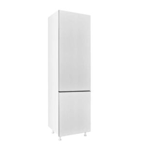 Επιδαπέδια στήλη εντοιχιζόμενου ψυγείου κουζίνας LINA FRIZ 2V Λευκό 60x57x222εκ.