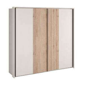 Συρόμενη ντουλάπα DELUXE κανέλα/ κασμίρ 229x64x221,5