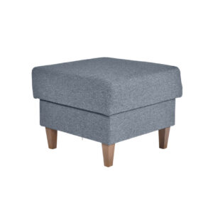 Ταμπουρέ Perla μπλε 55x55x44