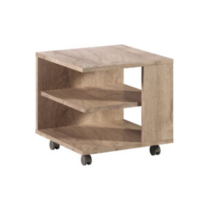 Τραπεζάκι τροχήλατο Kinder premium δρυς 45x45x43